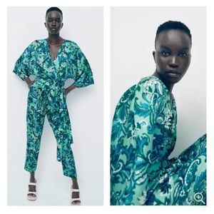 Zara NWT jumpsuit size Large